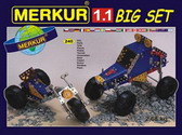 MERKUR 1.1 Big Set, Тематический конструктор моделирования автомобилей-вездеходов, 240 деталей.