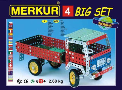 Merkur M4, Двухслойный конструктор , 602 детали.