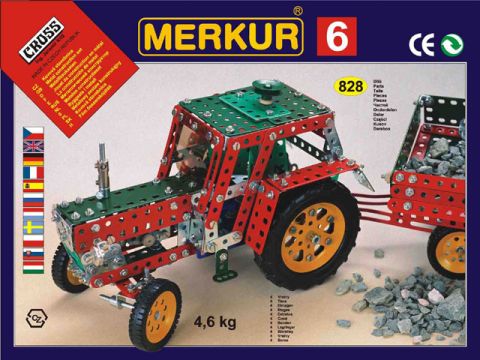 Merkur M6, Четырехслойный конструктор , 828 деталей.