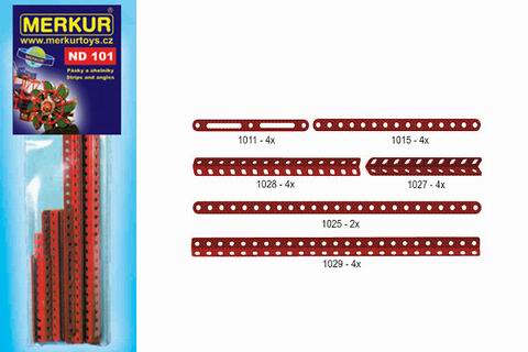 MERKUR ND 101, Дополнительные детали к металлическому конструктору, 22 детали