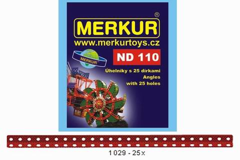 MERKUR ND 110, Дополнительные детали к металлическому конструктору, 25 деталей.